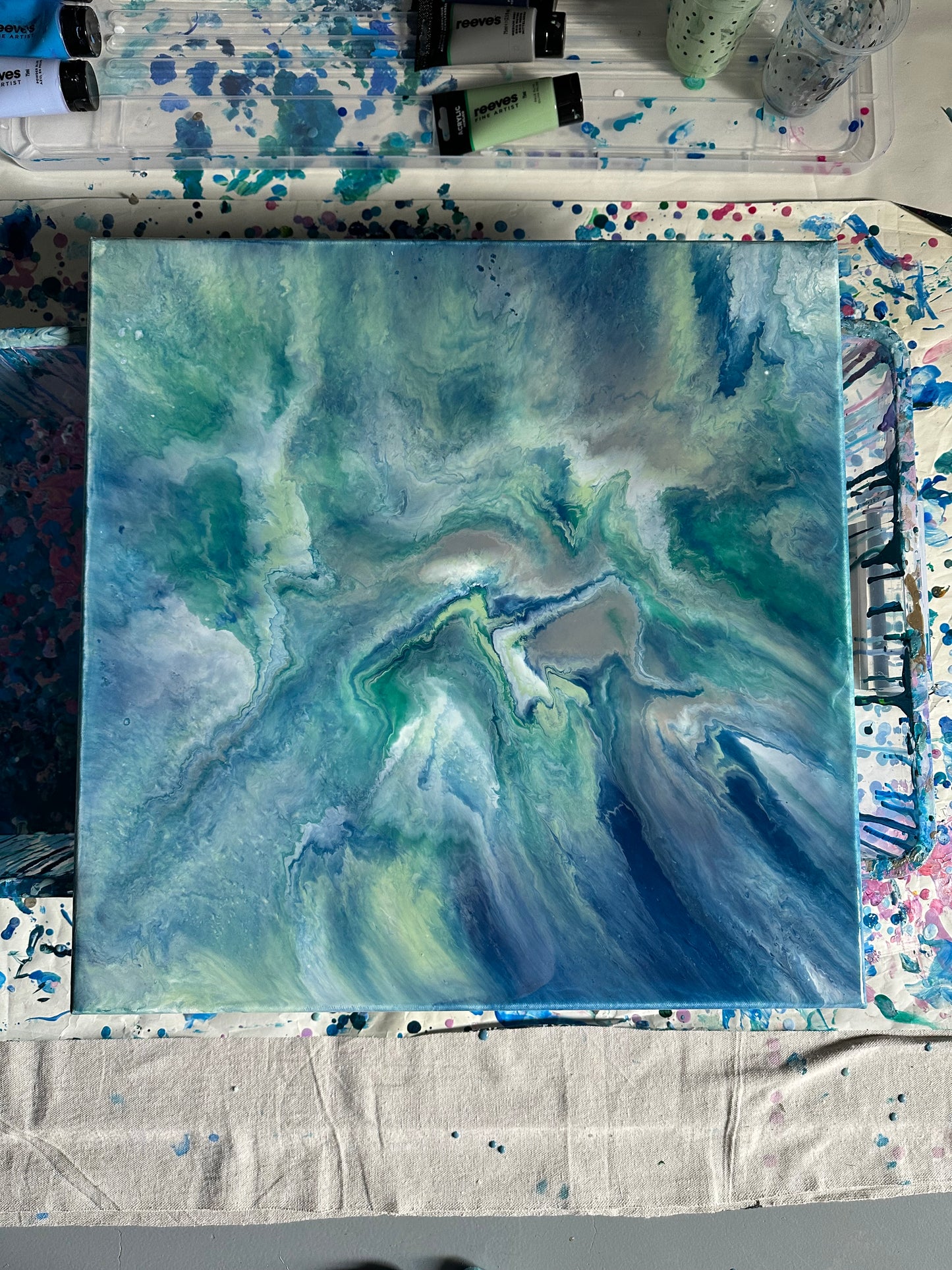 Paint and Pour - Children’s School Holiday Workshop (Ages 7-16)