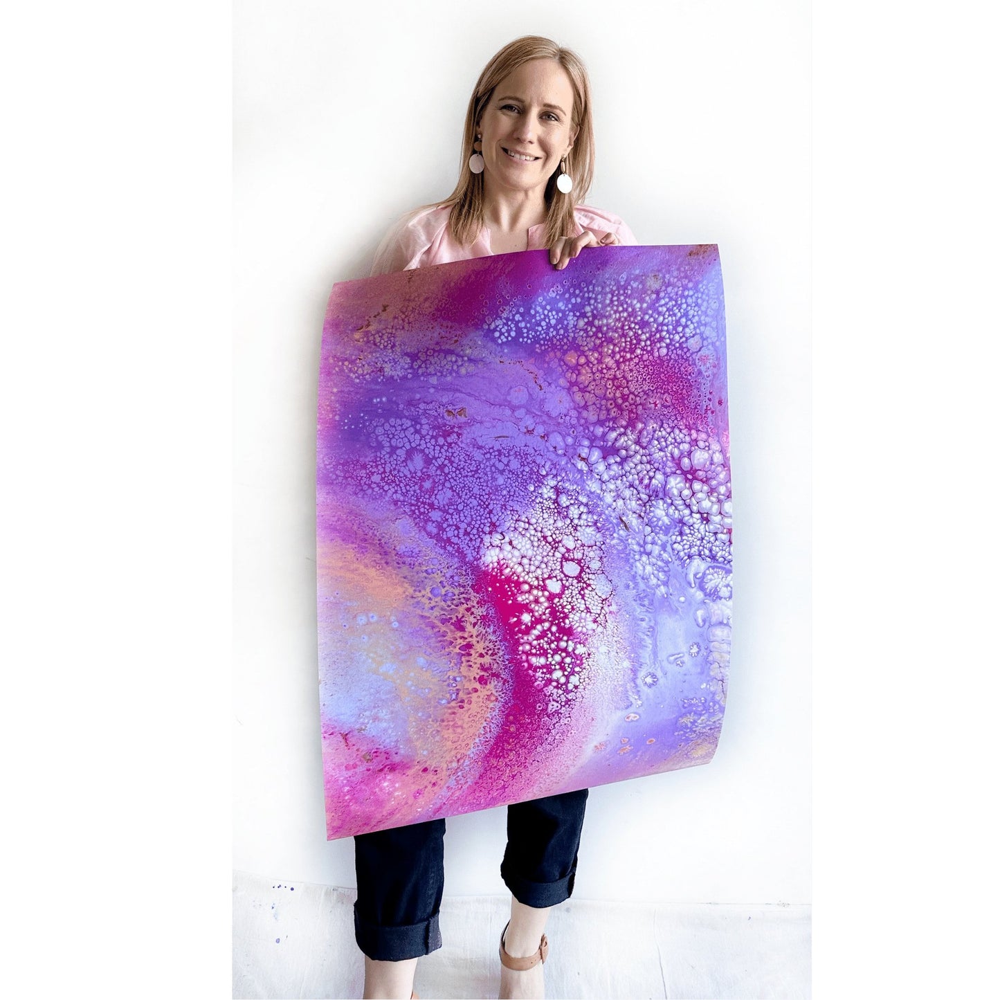 Pink Prisms, Limited Edition Print